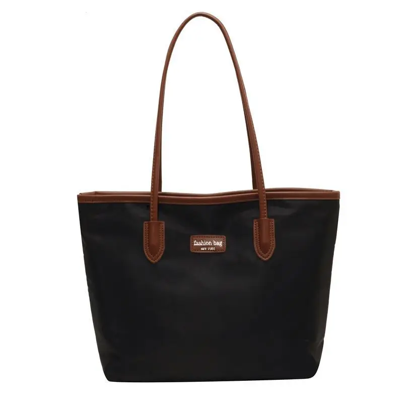Women's Large Capacity Oxford Tote Bag Navy Blue - Image 8