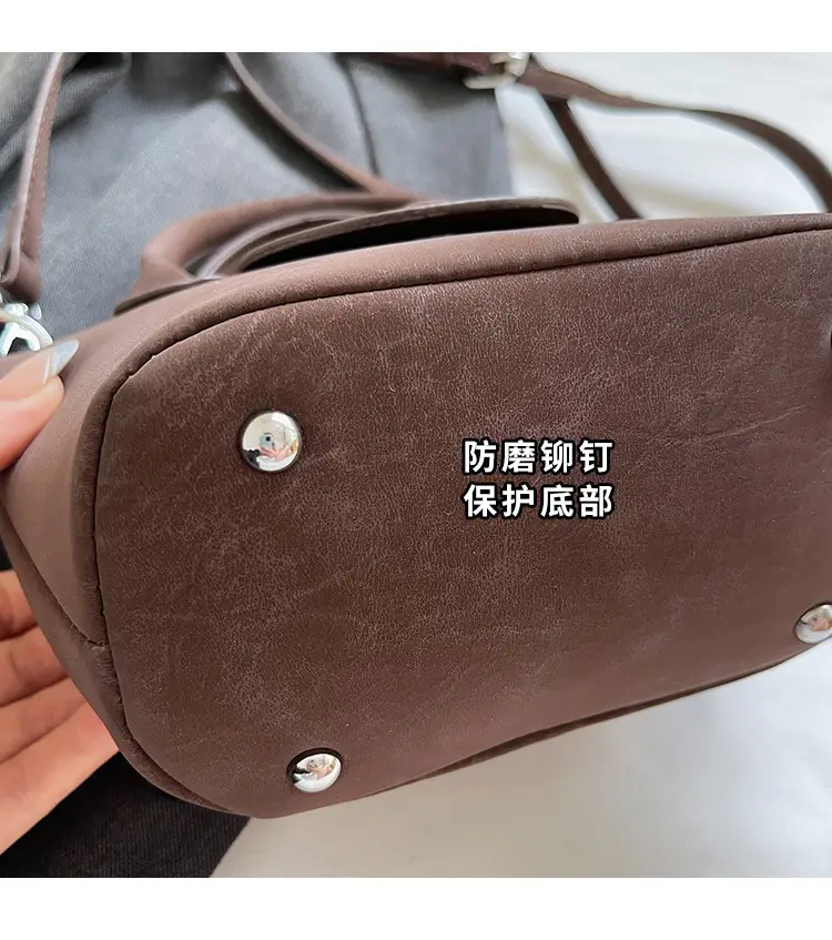 Women's Cream White Crossbody Bag with Beaded Strap — feature 11