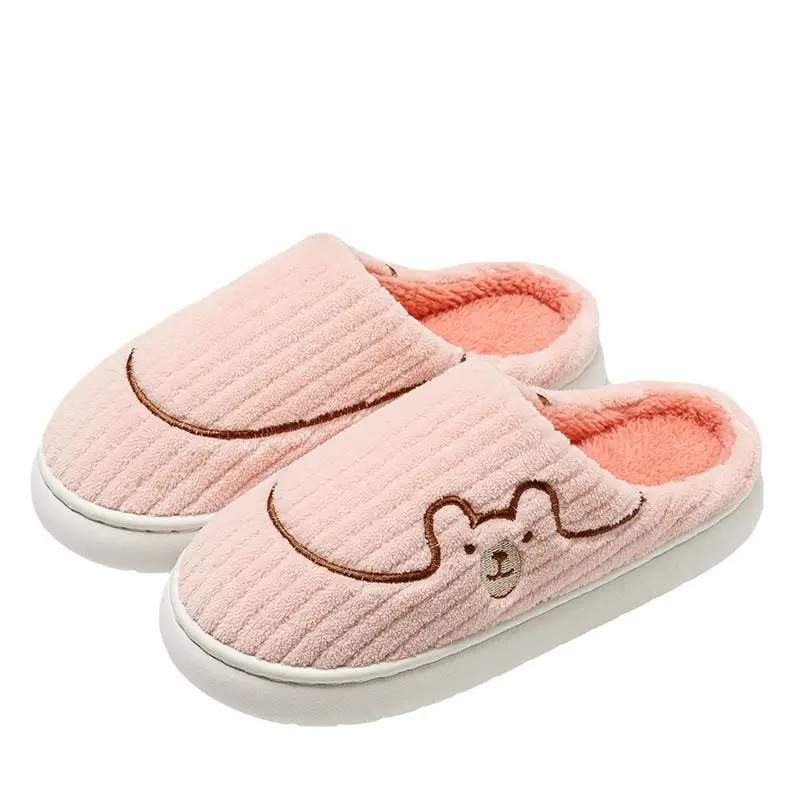 Men Grey Woolen Slippers for Home Indoor Use - Image 22