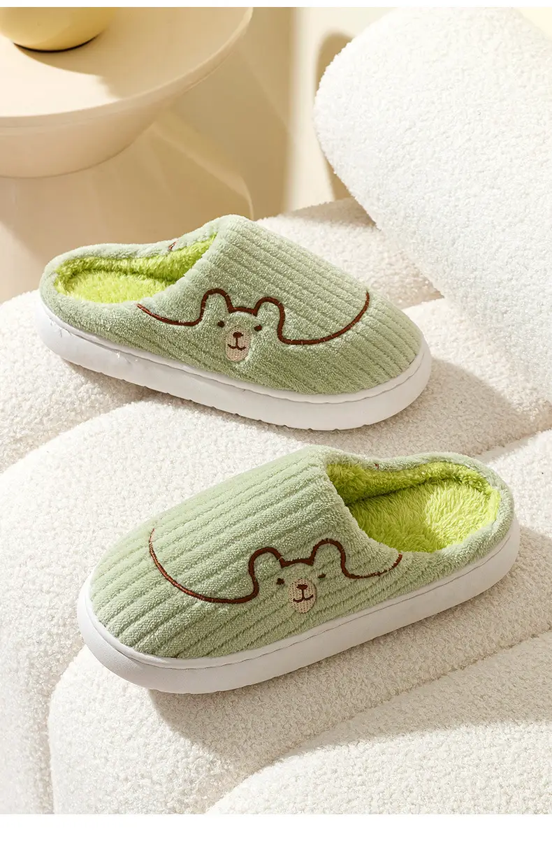 Men Grey Woolen Slippers for Home Indoor Use — feature 12