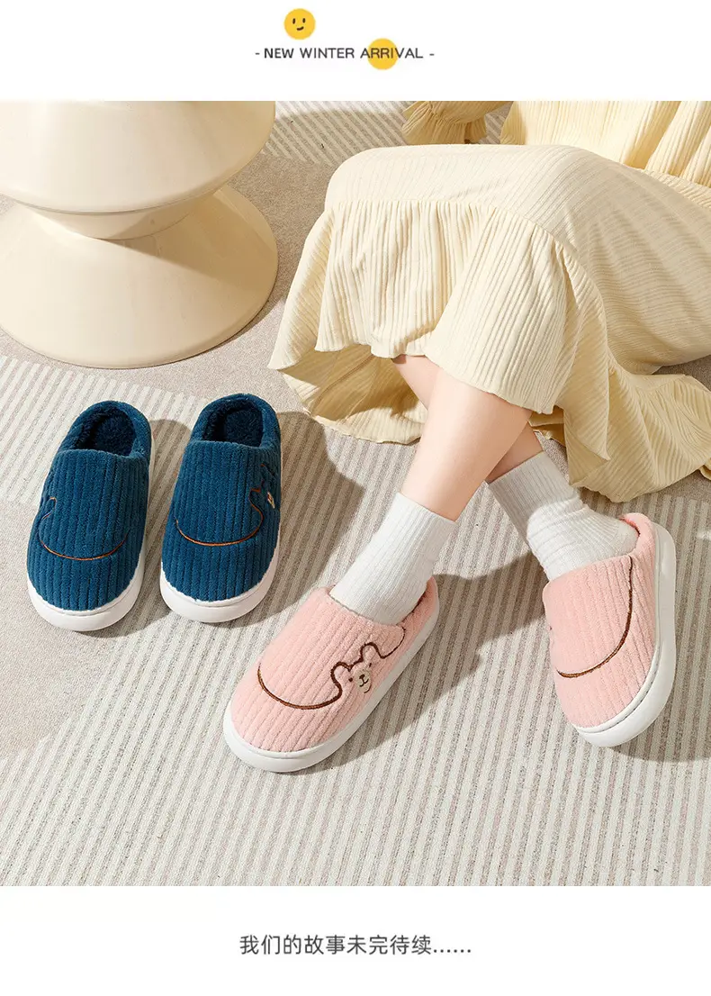 Men Grey Woolen Slippers for Home Indoor Use — feature 14