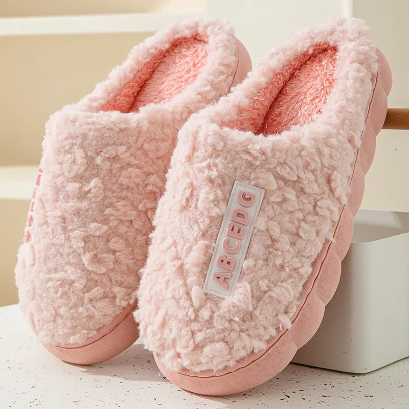 Men Grey Woolen Slippers for Home Indoor Use - Image 13