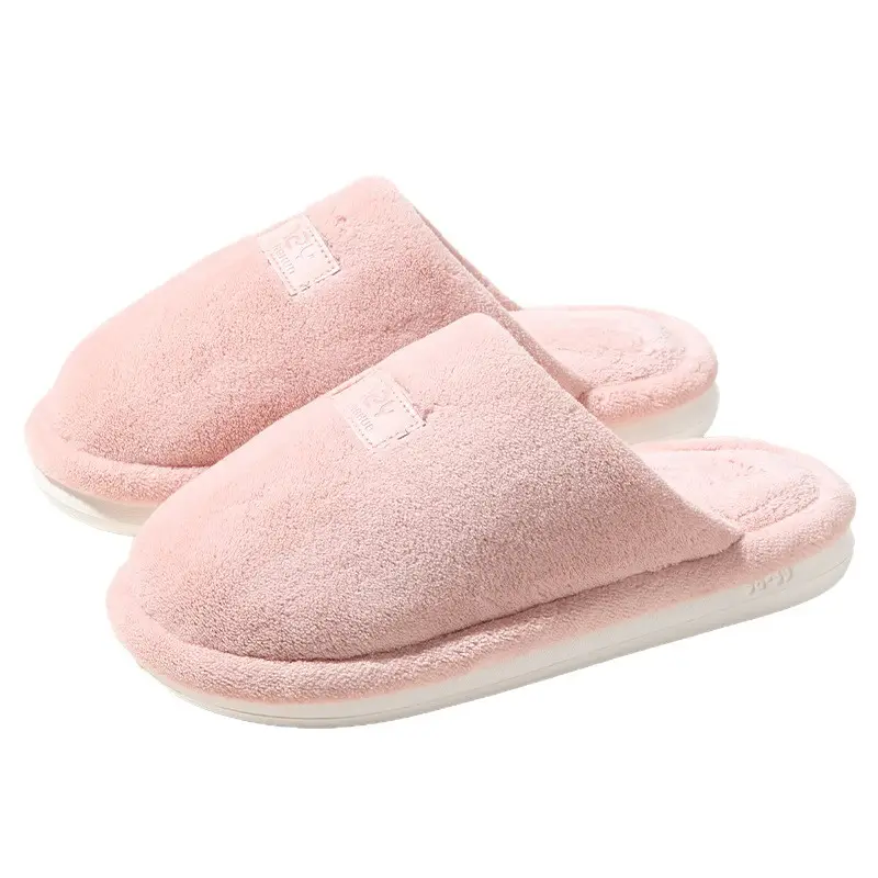 Qidan Shoe Factory Cotton Slippers for Women Autumn and Winter Indoor Home Fleece-Lined Warm Thick-Soled Non-Slip Couple Cotton Slippers for Men - Image 9