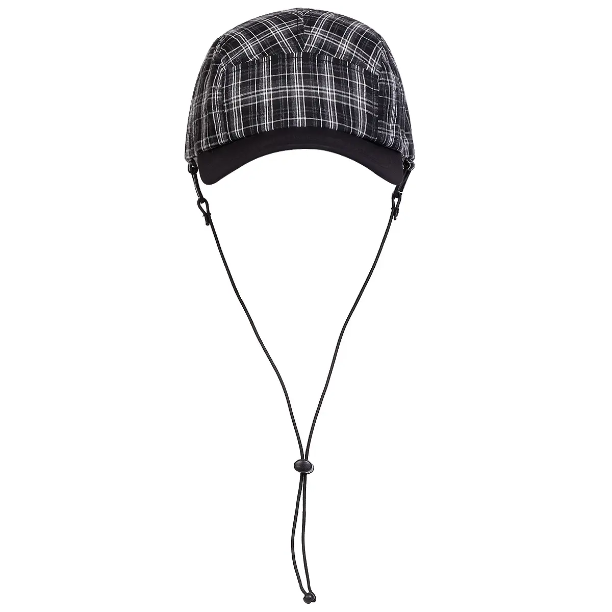 Korean Plaid Soft Top Hat for Women Spring Summer Outdoor Camping