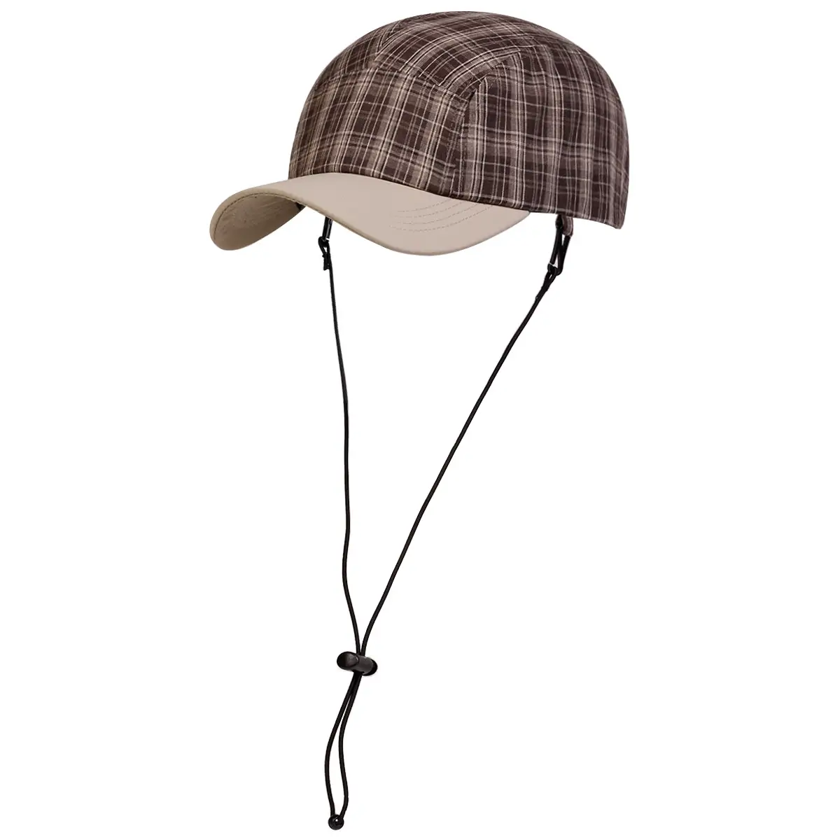 Korean Plaid Soft Top Hat for Women Spring Summer Outdoor Camping — feature 3