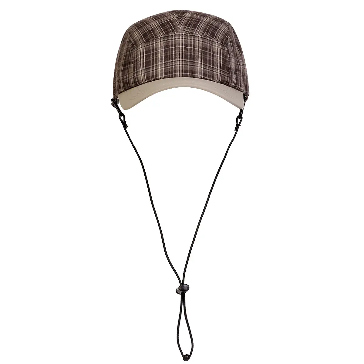 Korean Plaid Soft Top Hat for Women Spring Summer Outdoor Camping — feature 4