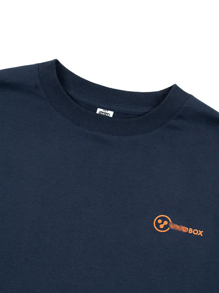Kids Japanese Style T-Shirt Navy Blue Quick Dry - Image 6