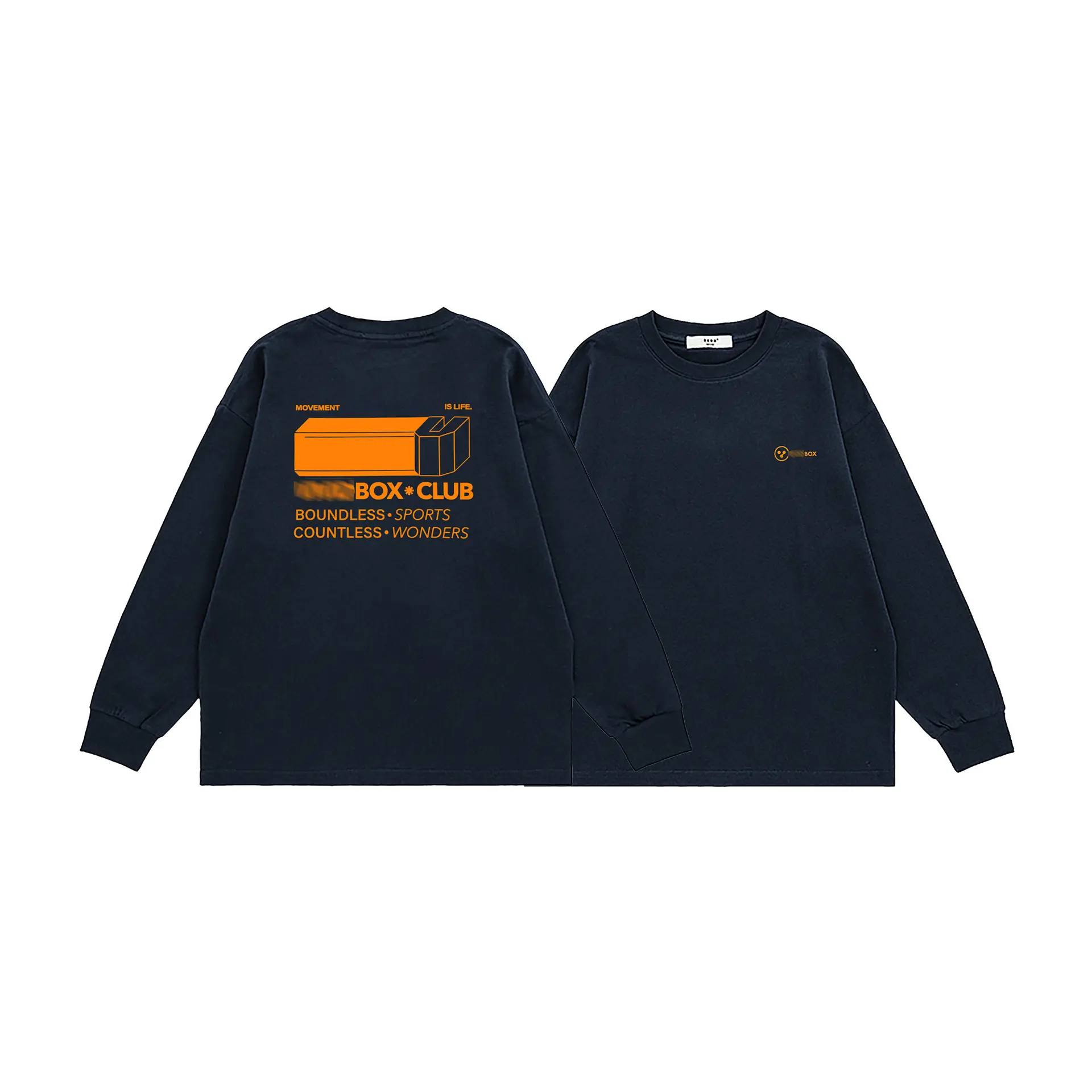 Kids Japanese Style T-Shirt Navy Blue Quick Dry - Image 3