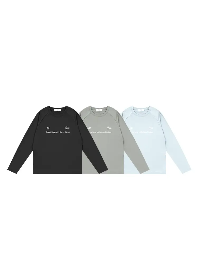 Kids Sweatshirt Black Long Sleeve Basketball Running - Image 8