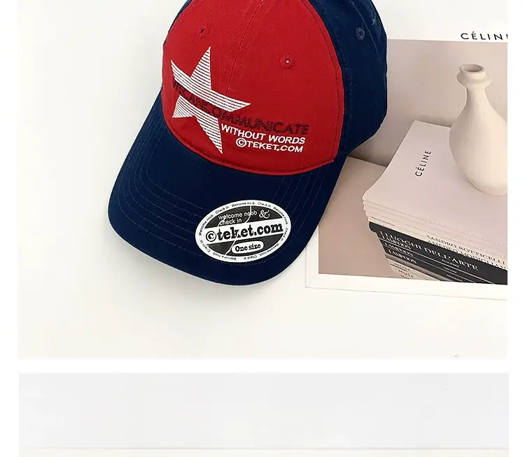 Korean Style Letter Embroidery Baseball Cap Women Street Fashion Sunshade Face-Slimming Duckbill Cap for Men — feature 16