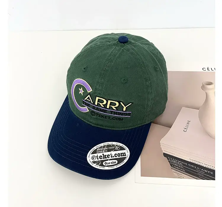Korean Style Letter Embroidery Baseball Cap Women Street Fashion Sunshade Face-Slimming Duckbill Cap for Men — feature 19