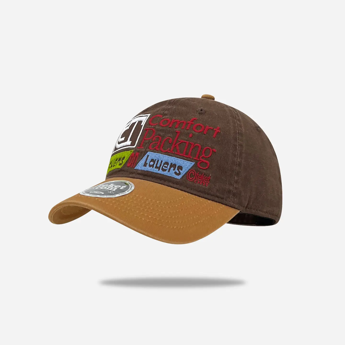 Korean Style Letter Embroidery Baseball Cap Women Street Fashion Sunshade Face-Slimming Duckbill Cap for Men - Image 5