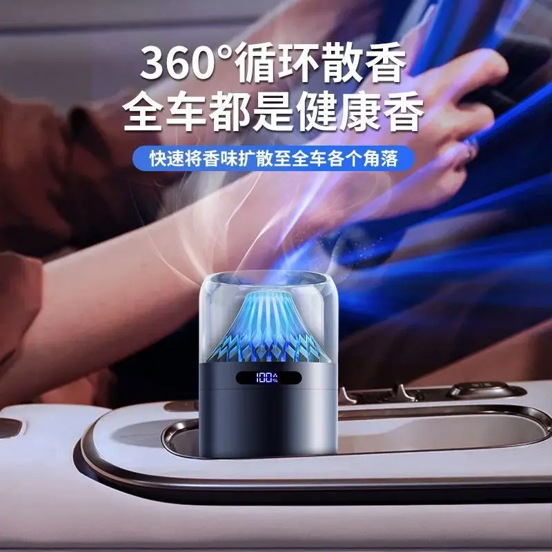 New Simulated Volcano Aromatherapy Machine, Home Diffuser, Car-Mounted Colorful Humidifier, Portable Car Atomizer - Image 11