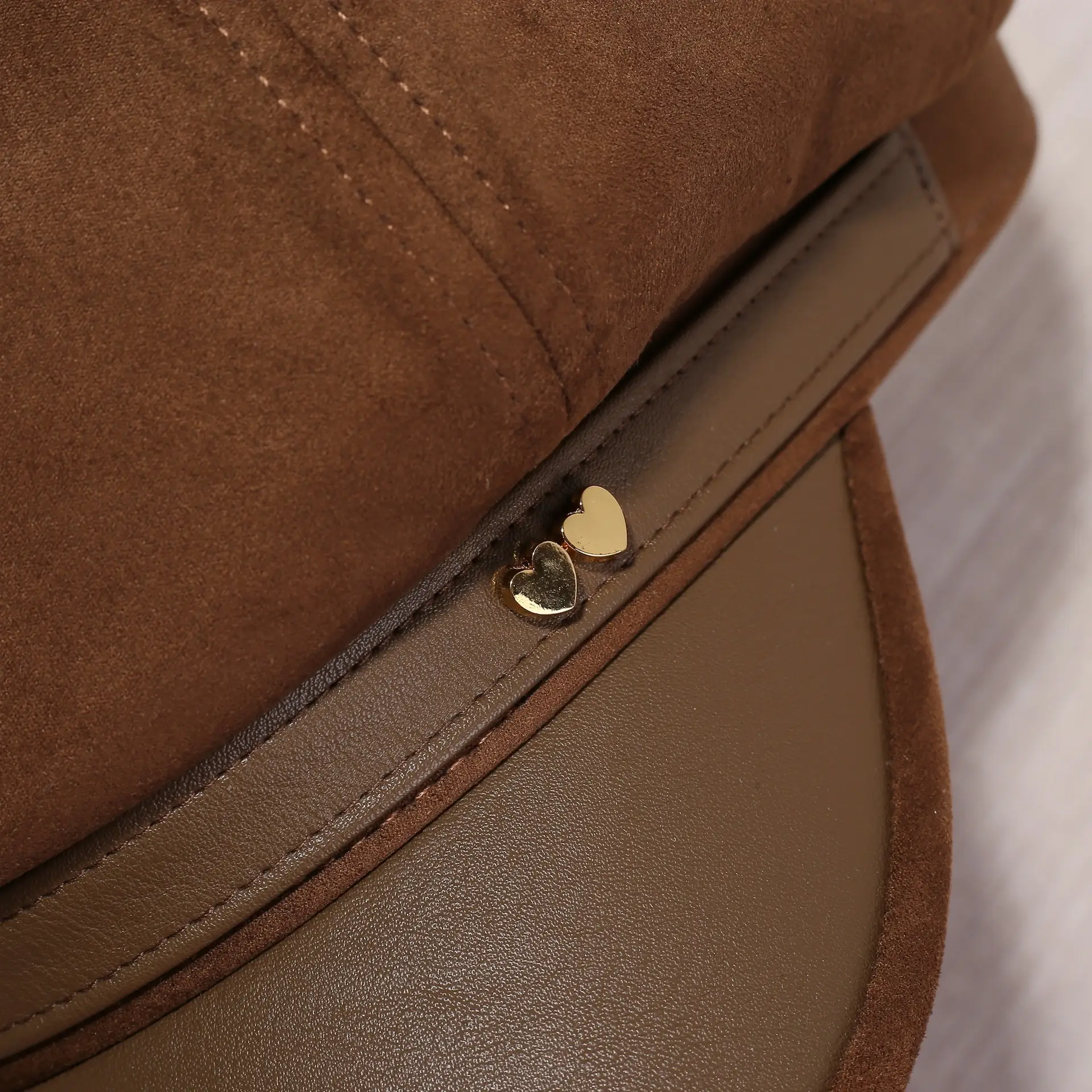 Women Leather Brim Hat Black Brown Grey New Autumn Retro Newsboy Cap