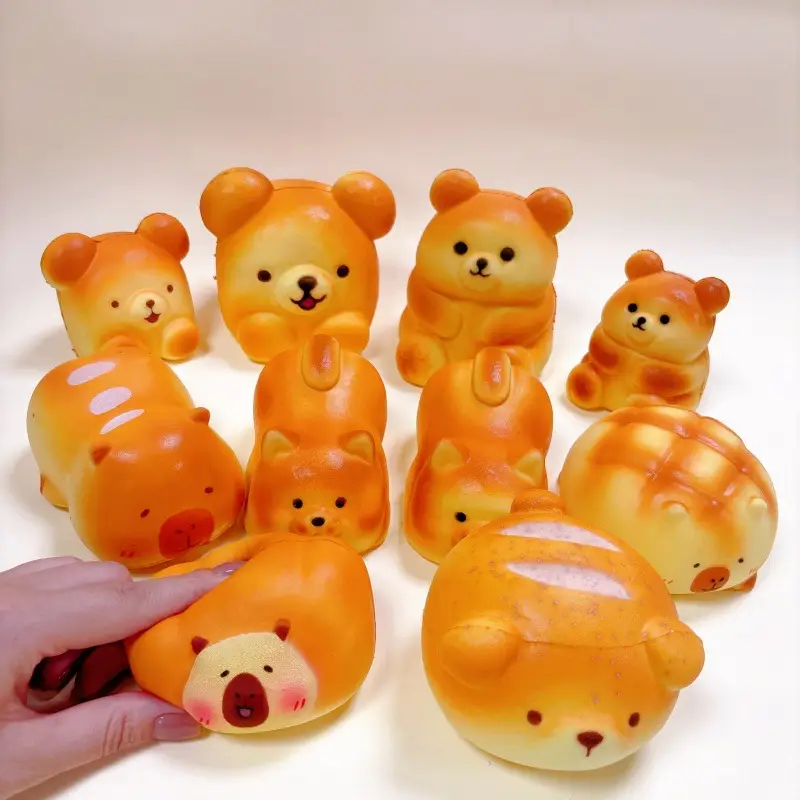 Super Moist Soft Finger-Sucking Bear, Pinchable and Muddy Feeling, Girl's Decompression Artifact, High-Looking Pu Slow Rebound Toy