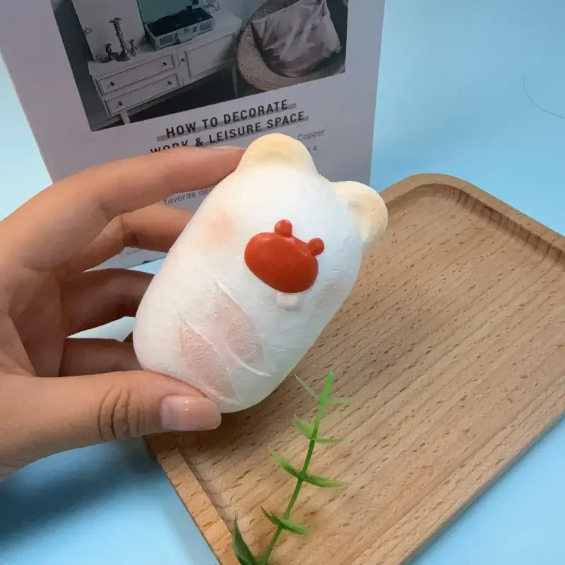 Super Moist Soft Finger-Sucking Bear, Pinchable and Muddy Feeling, Girl's Decompression Artifact, High-Looking Pu Slow Rebound Toy