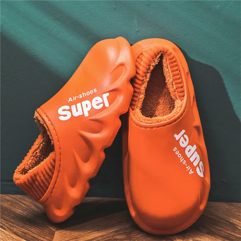 In-Stock Cotton Slippers for Women, Autumn and Winter Indoor Home 2025 New Postpartum Maternity Shoes, Thin Slippers for Outdoor Wear, Men's Style - Image 6