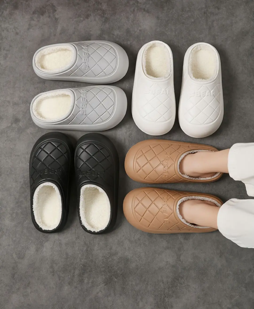 Cotton Slippers for Women, New Winter Style, Thick-Soled, Warm, Waterproof, Plush, Cartoon, Non-Slip, Home Cotton Slippers for Men — feature 13