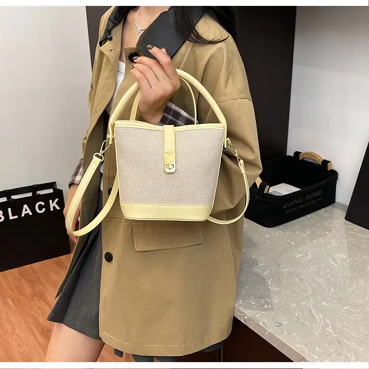 Women's Contrasting Color Handbag Autumn Winter Commuter Bag — feature 14