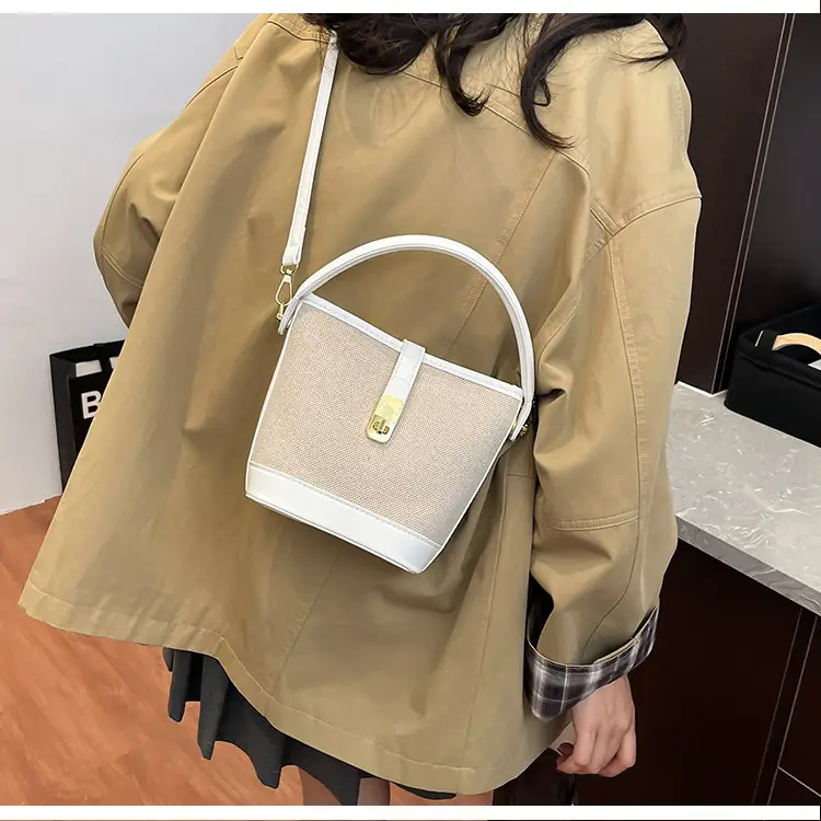 Women's Contrasting Color Handbag Autumn Winter Commuter Bag — feature 20