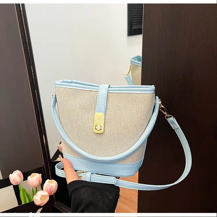 Women's Contrasting Color Handbag Autumn Winter Commuter Bag — feature 26