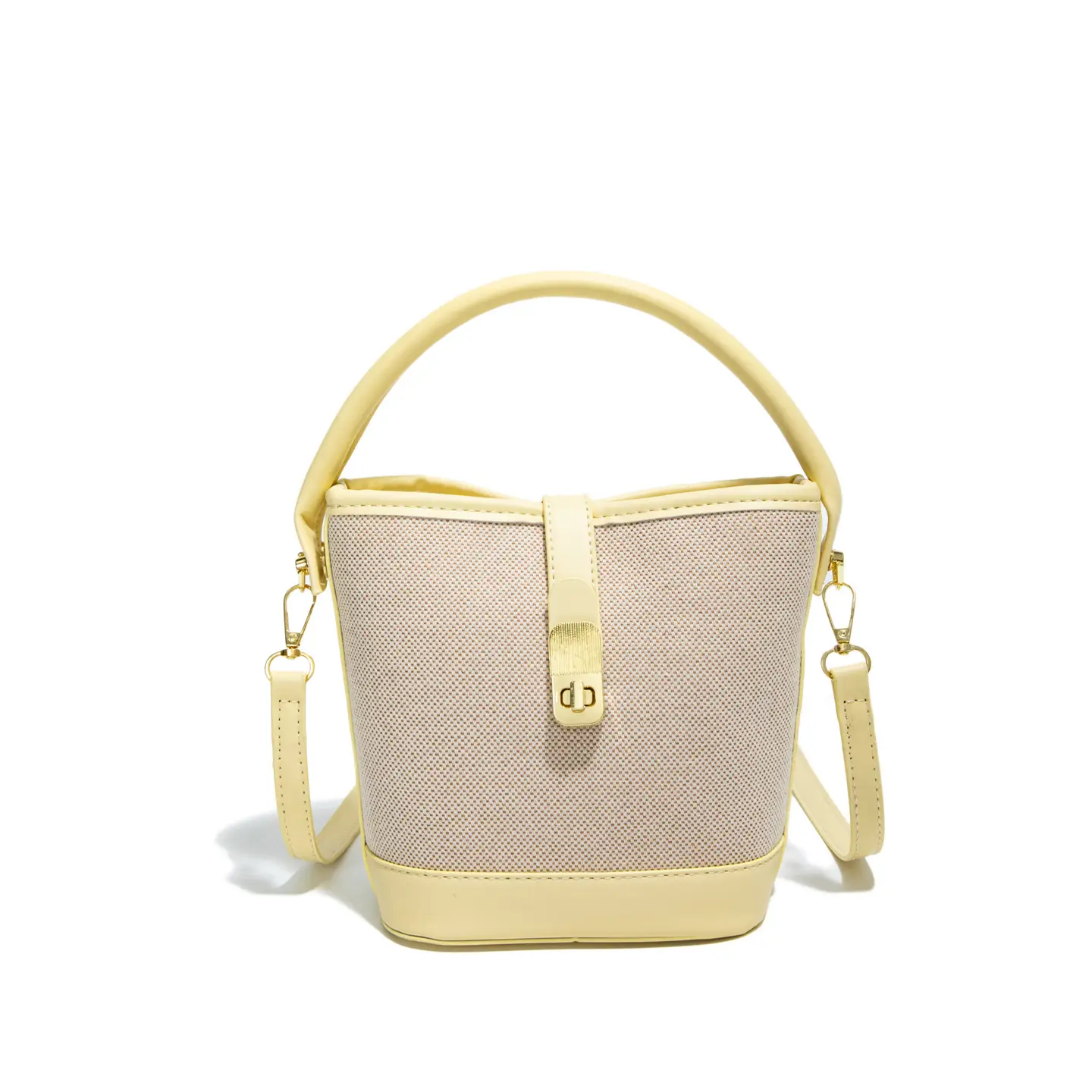 Women's Contrasting Color Handbag Autumn Winter Commuter Bag - Image 4