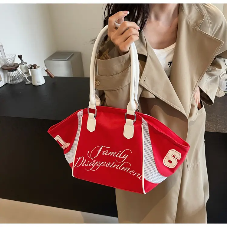 Black Embroidered Handheld Tote Bag for Women Large Capacity — feature 28