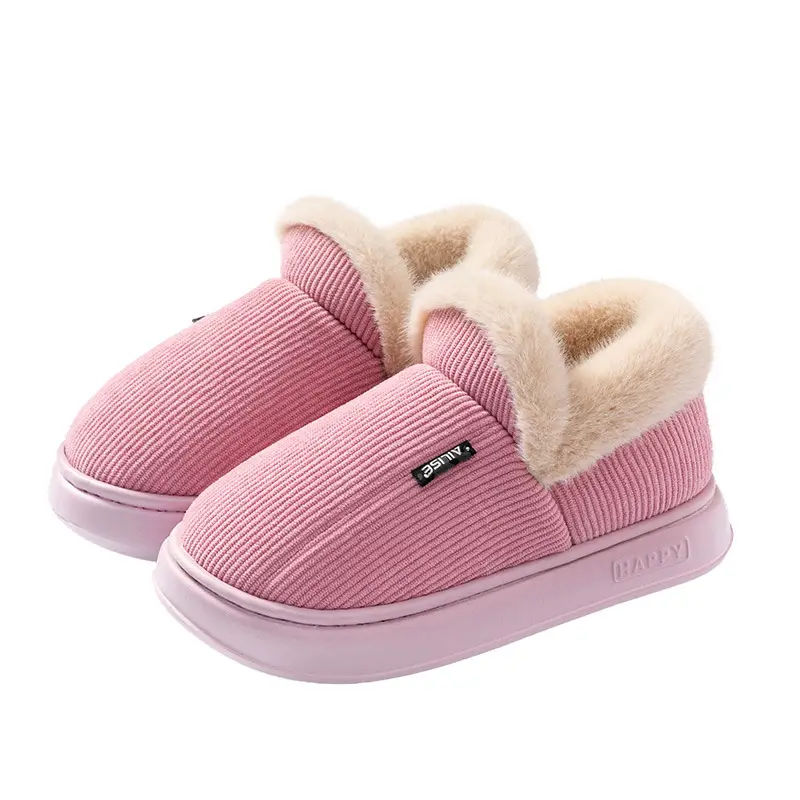 Warm Feet and Heart-Warming Mother's Cotton Slippers 2025 New Autumn and Winter Thick-Soled Heel Non-Slip Warm Cotton Shoes for the Elderly Women - Image 9