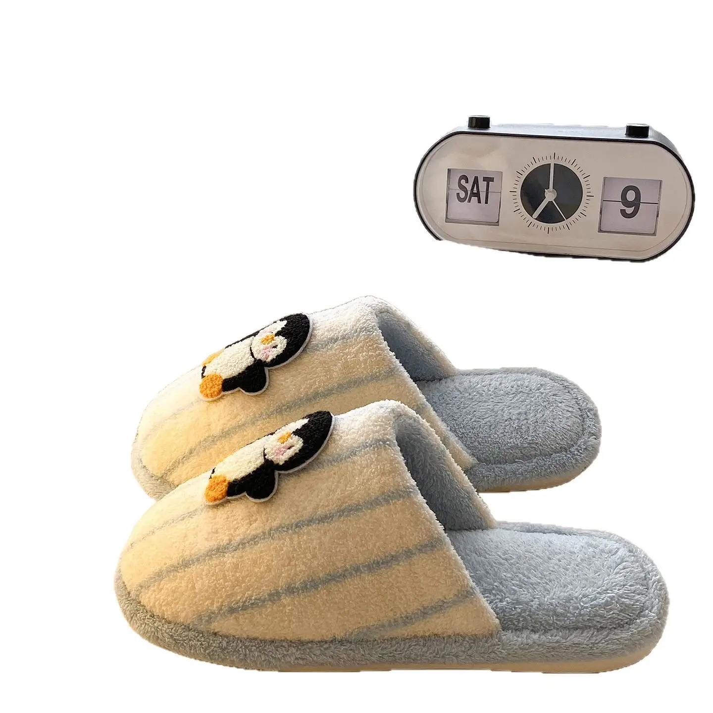 2025 Retro Penguin Cotton Slippers Women Winter Warm - Image 8