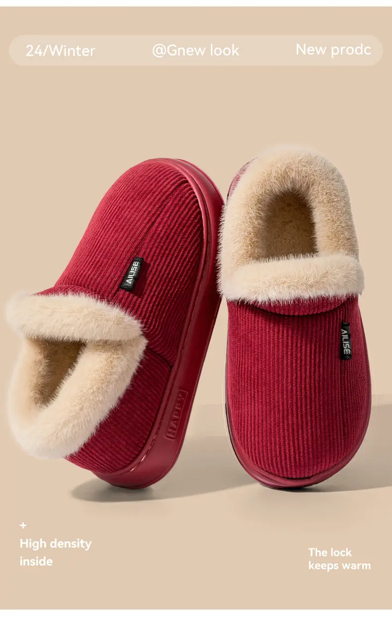 Warm Cotton Slippers for Women Winter — feature 9