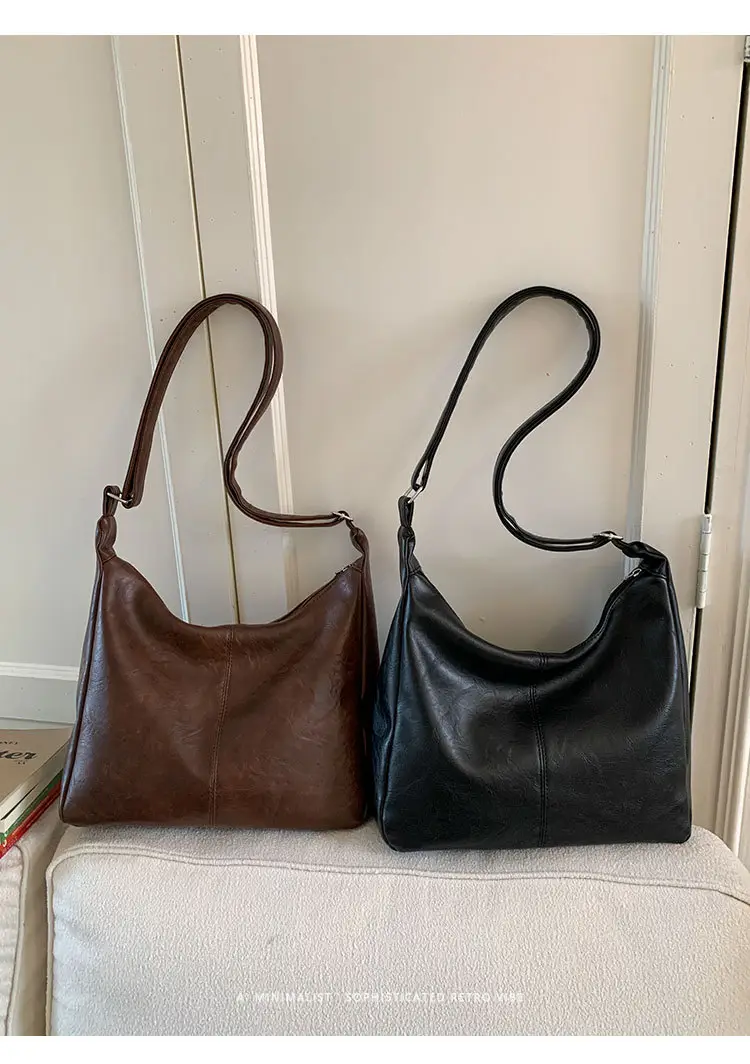 Brown PU Leather Shoulder Bag for Women — feature 21