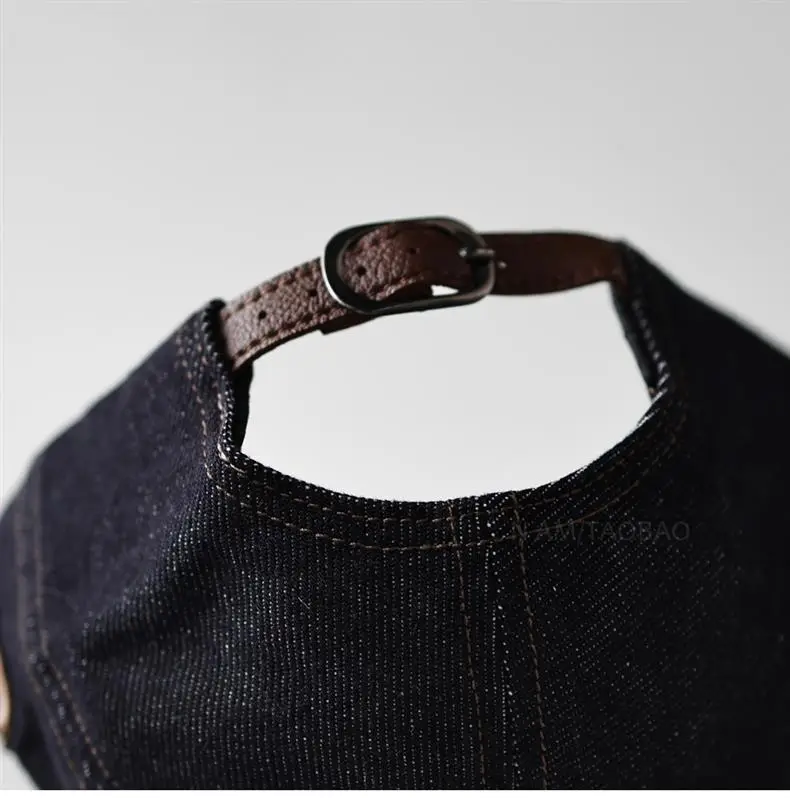 Men Denim Baseball Cap with Embroidered Logo — feature 7