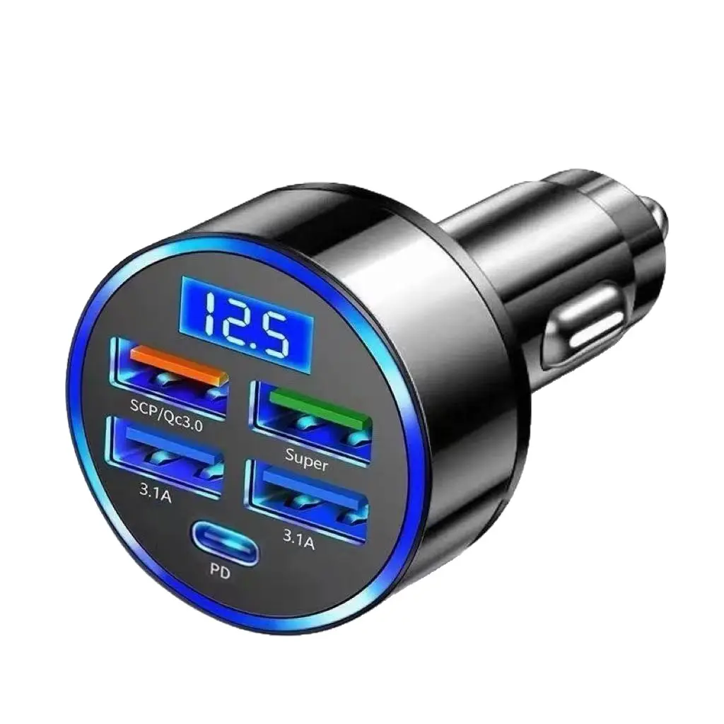 250W Car Charger with Digital Voltage Display - Image 5