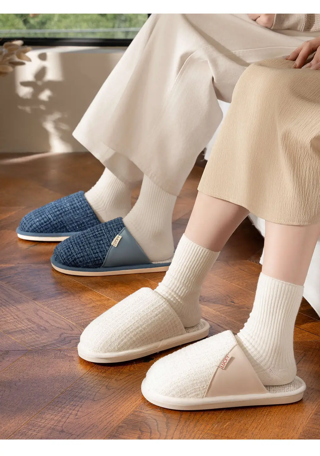 Baotou Slippers for Women, All Year Round 2025 New Style Indoor Home Comfortable Breathable Non-Slip Slippers for Home Men's Slippers — feature 12