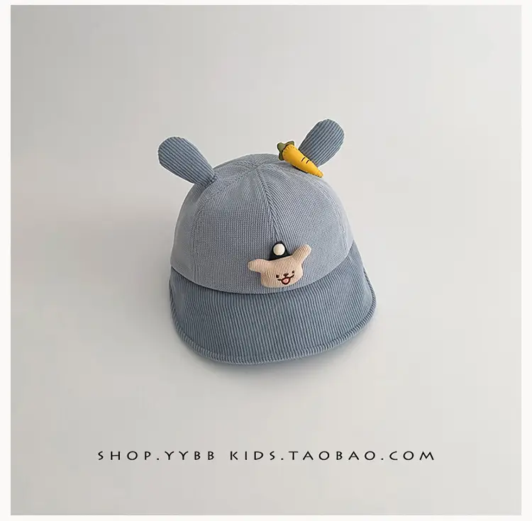 Kids Cute Rabbit Hat Autumn Winter Warm Windproof Large Bristle — feature 12