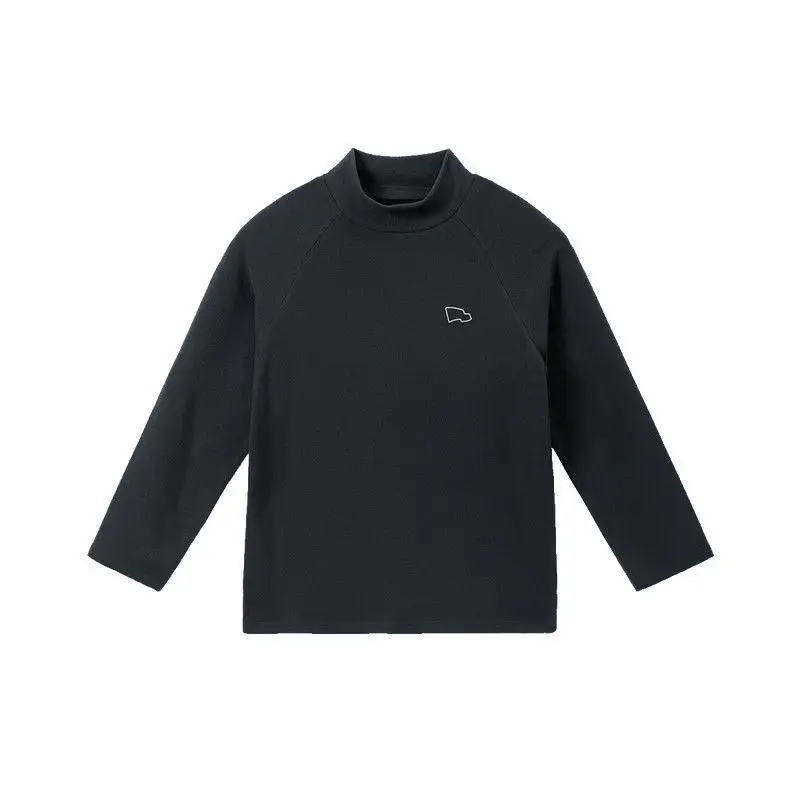 Dudu Boys White Half-Turtleneck T-Shirt 2025 - Image 5