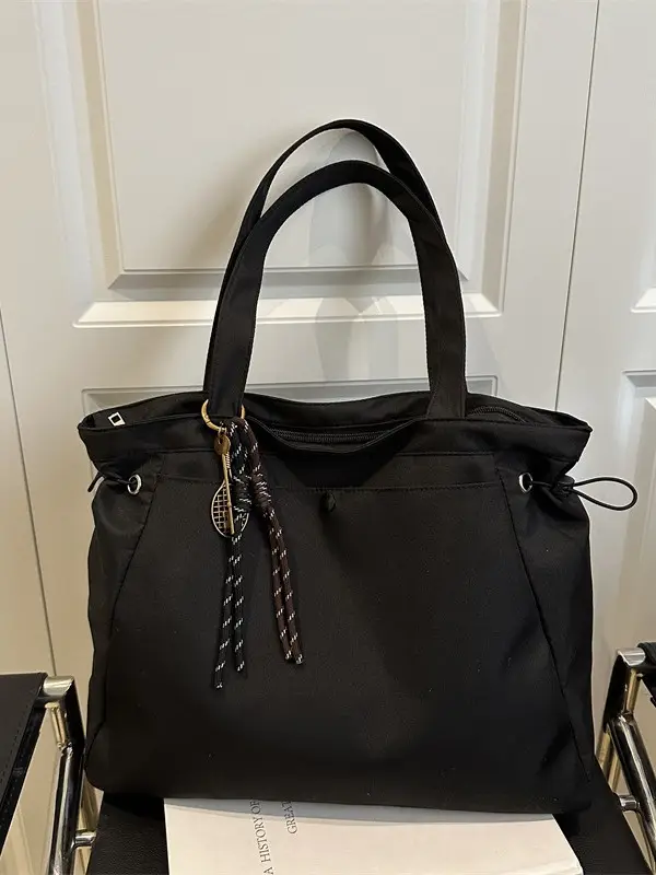 Brown Large Capacity Shoulder Bag for Women - Image 15