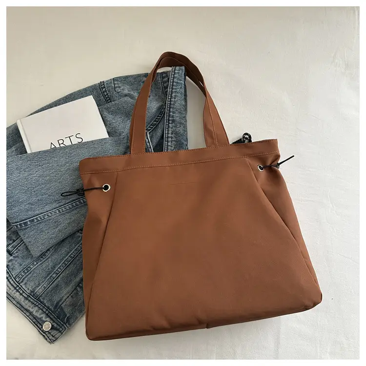 Brown Large Capacity Shoulder Bag for Women — feature 12