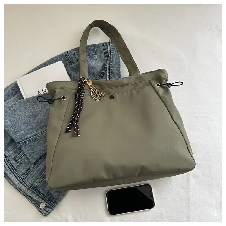 Brown Large Capacity Shoulder Bag for Women — feature 14