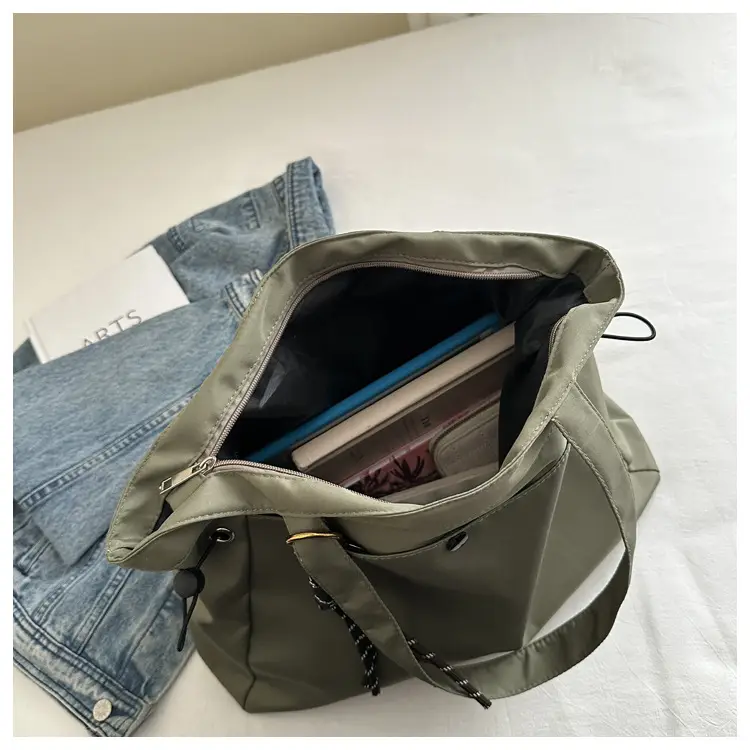 Brown Large Capacity Shoulder Bag for Women — feature 16