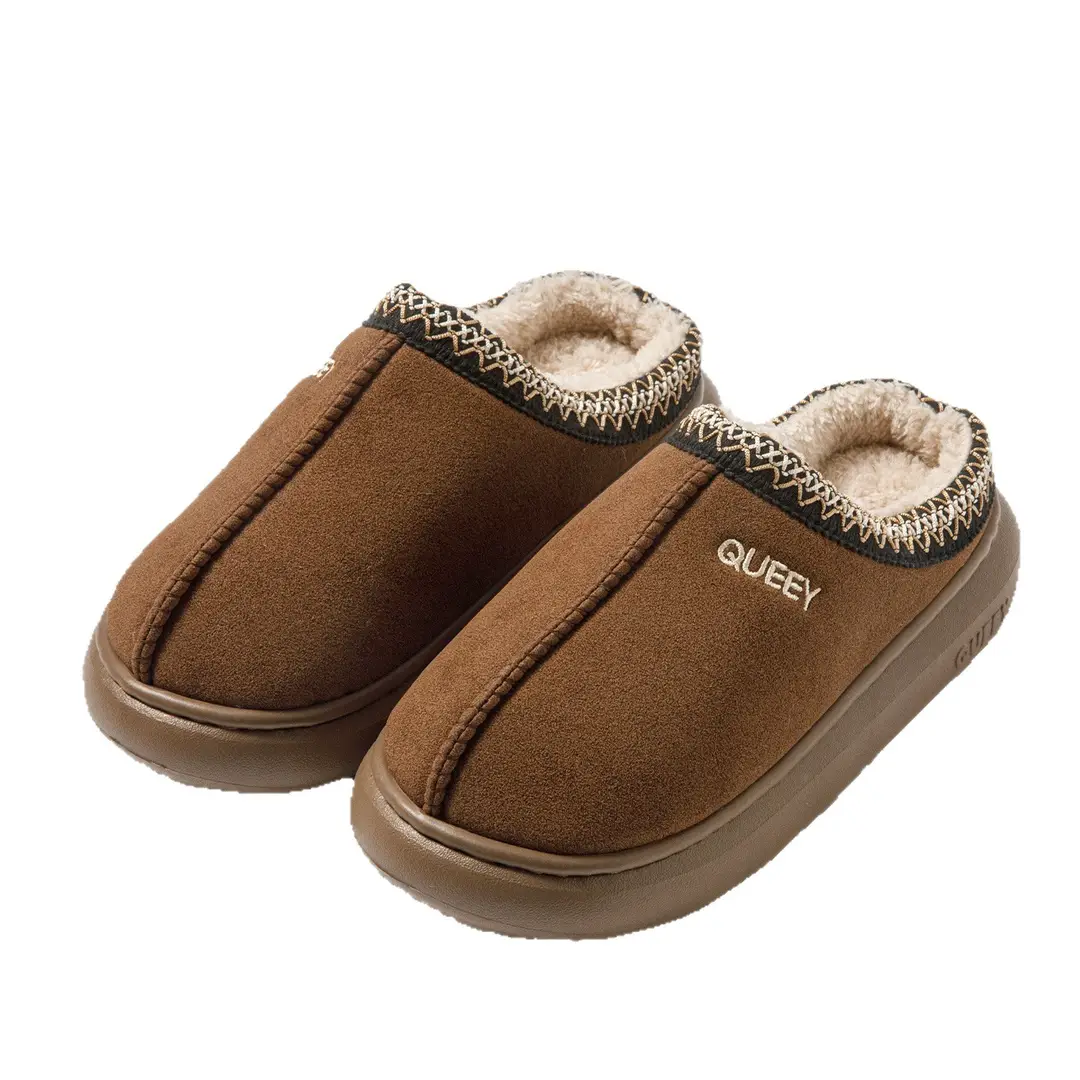 2026 New Style Cotton Slippers for Women, Winter Indoor Home Thick-Soled Outdoor Wear, Arctic Velvet Warm and Odor-Resistant Luxury Cotton Slippers - Image 8
