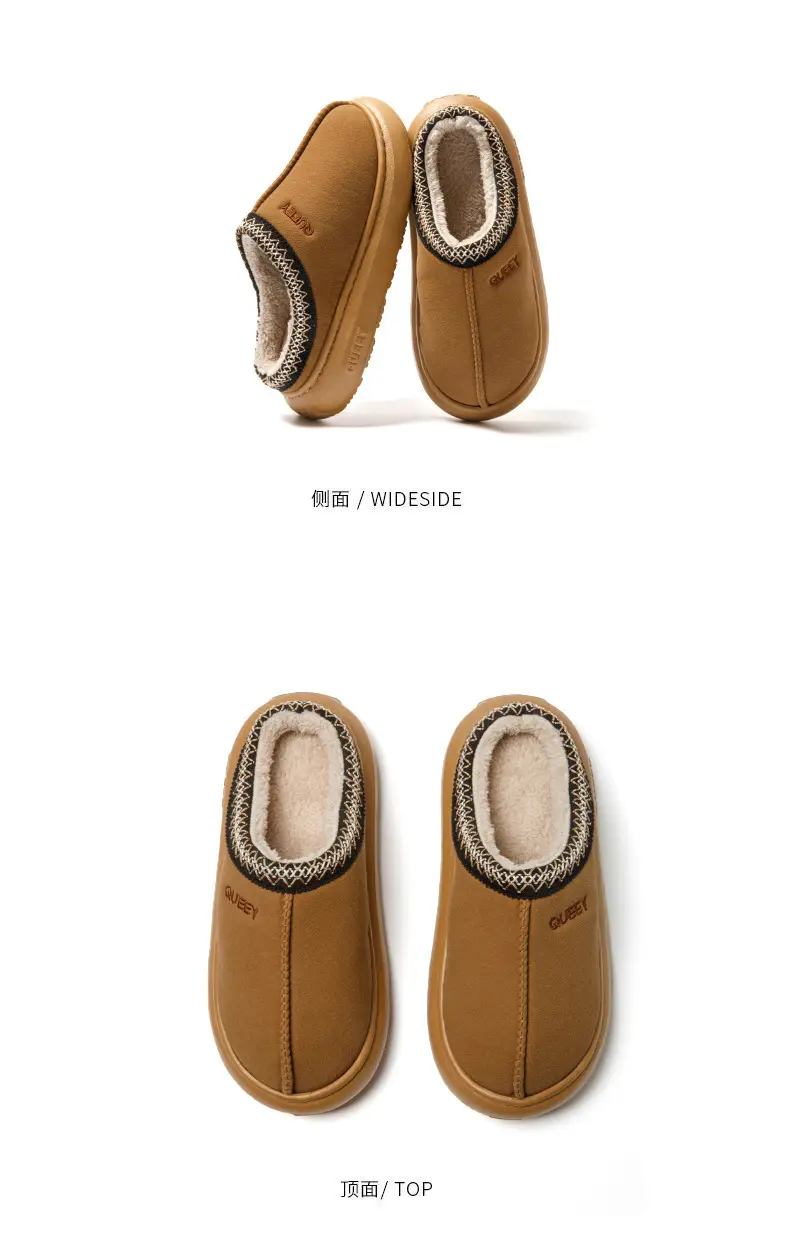 2026 New Style Cotton Slippers for Women, Winter Indoor Home Thick-Soled Outdoor Wear, Arctic Velvet Warm and Odor-Resistant Luxury Cotton Slippers — feature 8