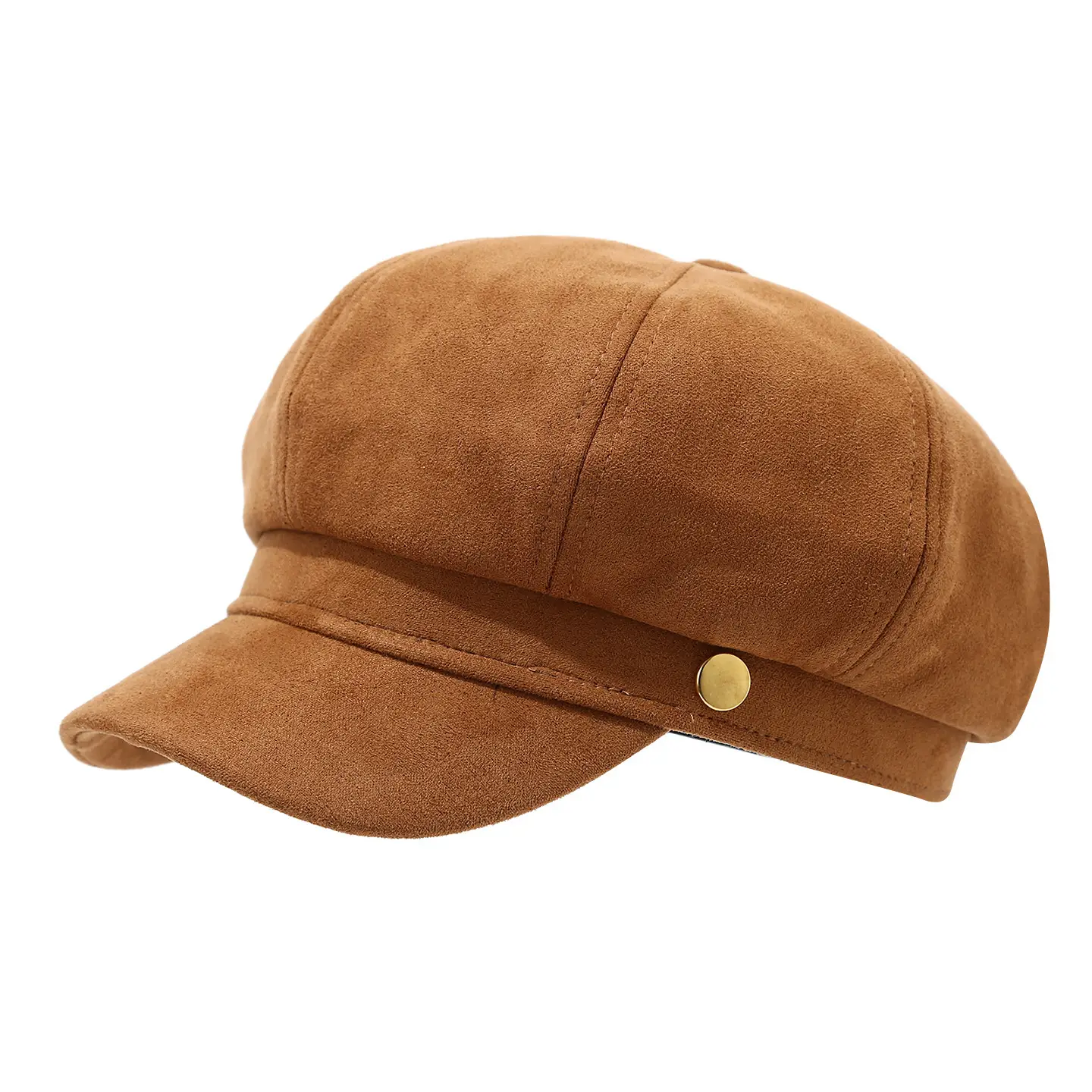 Women Matte Flocked Hat Autumn Winter Retro Beret - Image 7