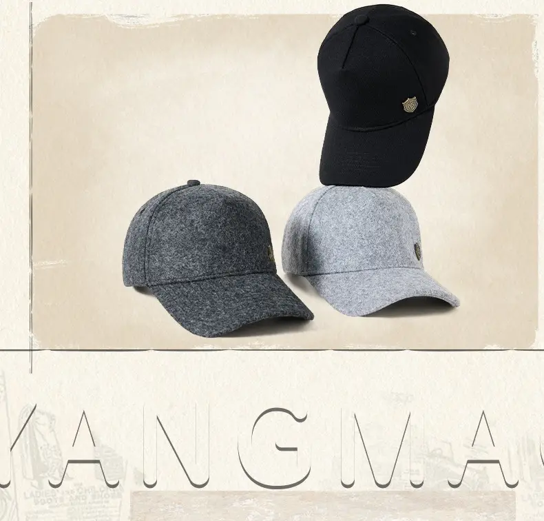 Warm Woolen Baseball Cap for Men Women Winter Sun Hat — feature 14