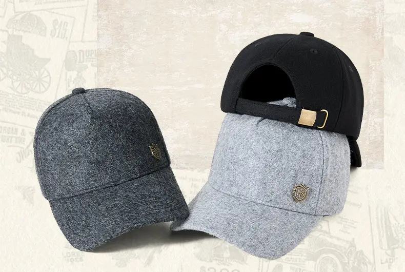 Warm Woolen Baseball Cap for Men Women Winter Sun Hat — feature 15