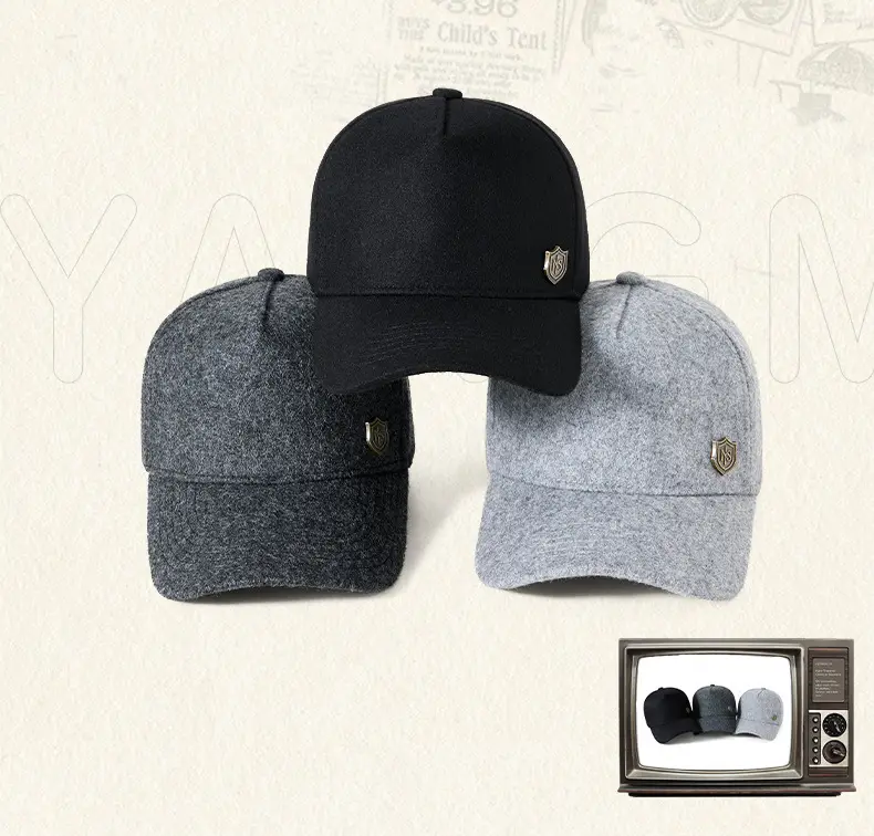 Warm Woolen Baseball Cap for Men Women Winter Sun Hat — feature 16
