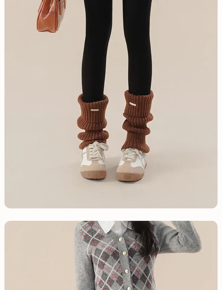 Aohuan Vertical Striped Gray Leggings for Women, Autumn and Winter Thickened Fleece-Lined, Warm, Hip-Lifting, Tummy Control, Non-Sagging Pantyhose — feature 11