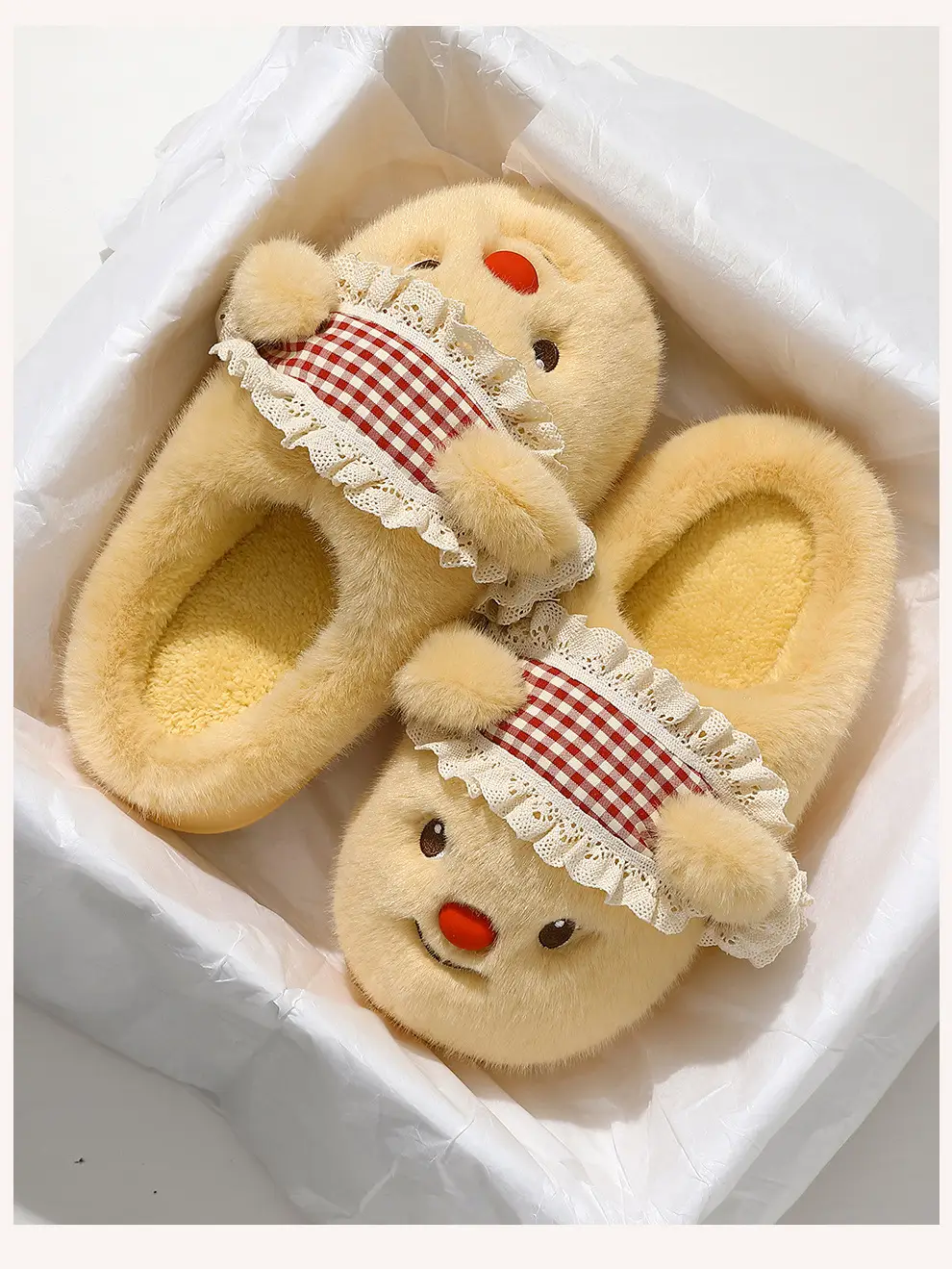 Thick-Soled Cotton Slippers for Women Winter Indoor Home Thick-Soled Plus Velvet Cotton Slippers Warm Non-Slip Wool Slippers Winter Wholesale — feature 18