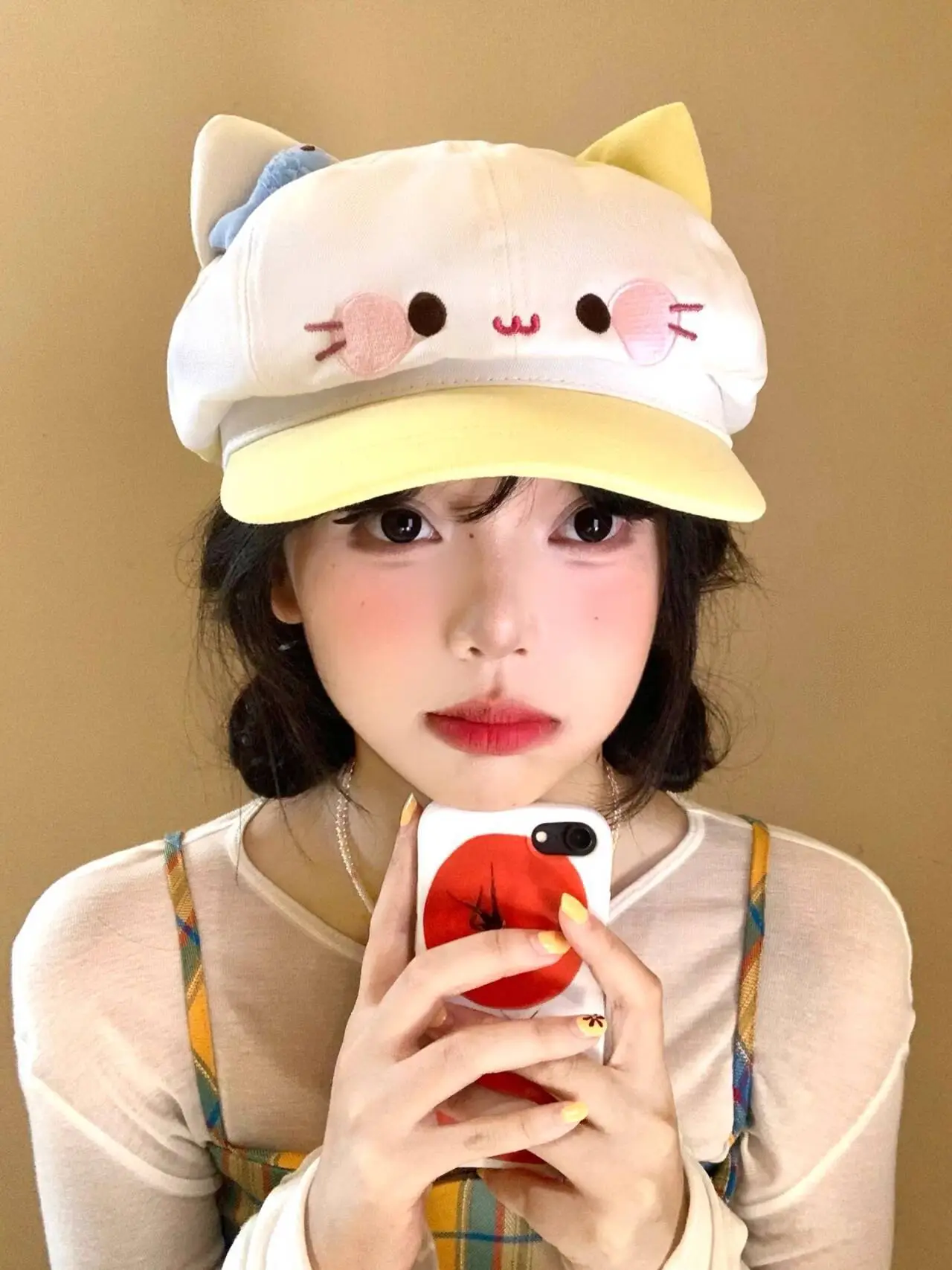 New Cat Cat Cap for Women Spring Autumn Cute Face Slimming — feature 3