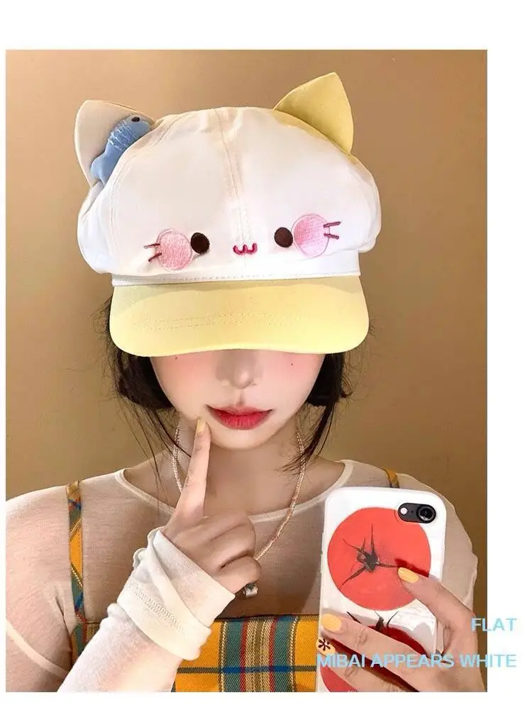 New Cat Cat Cap for Women Spring Autumn Cute Face Slimming — feature 4